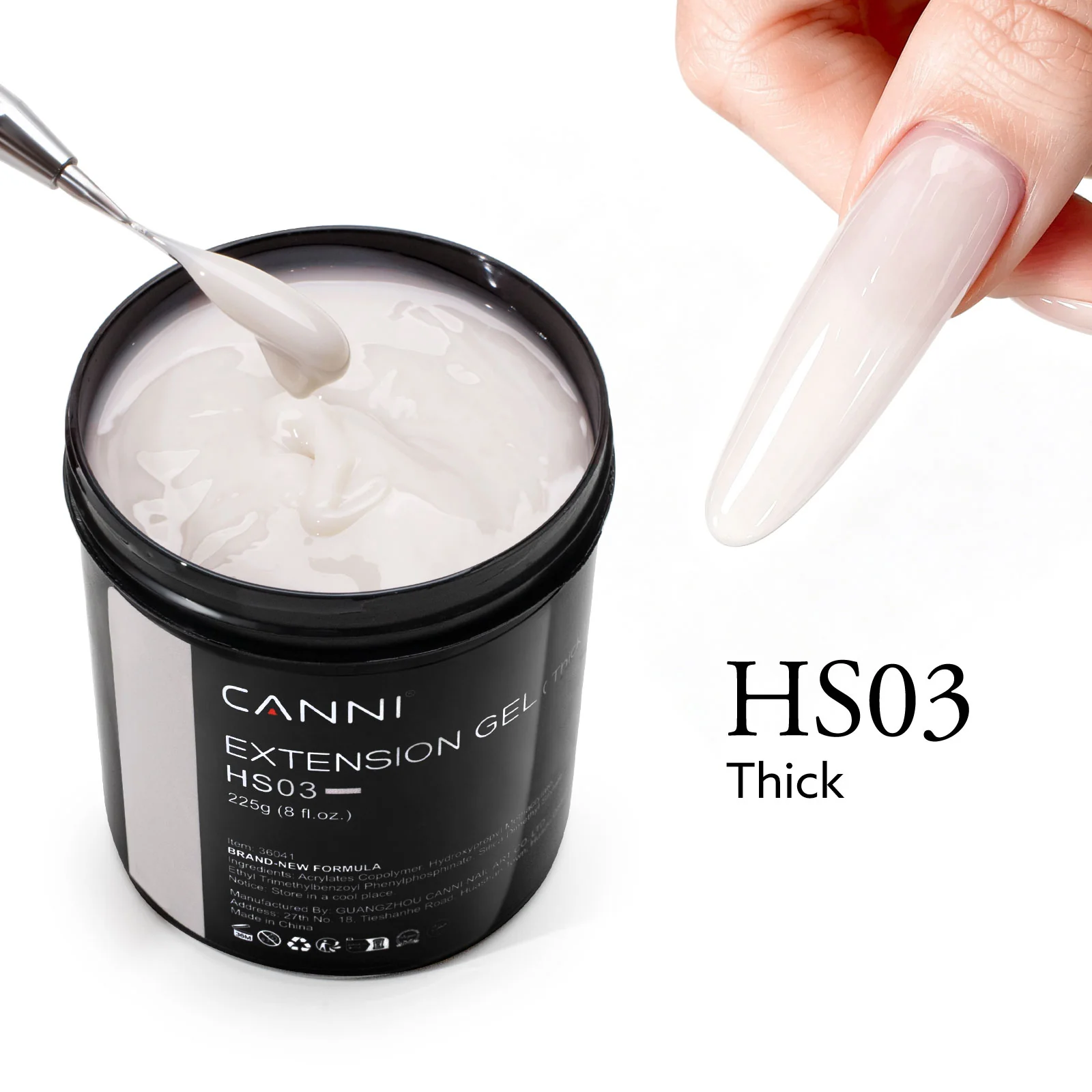 225g High-Flow Milky Extension Gel - Image 18