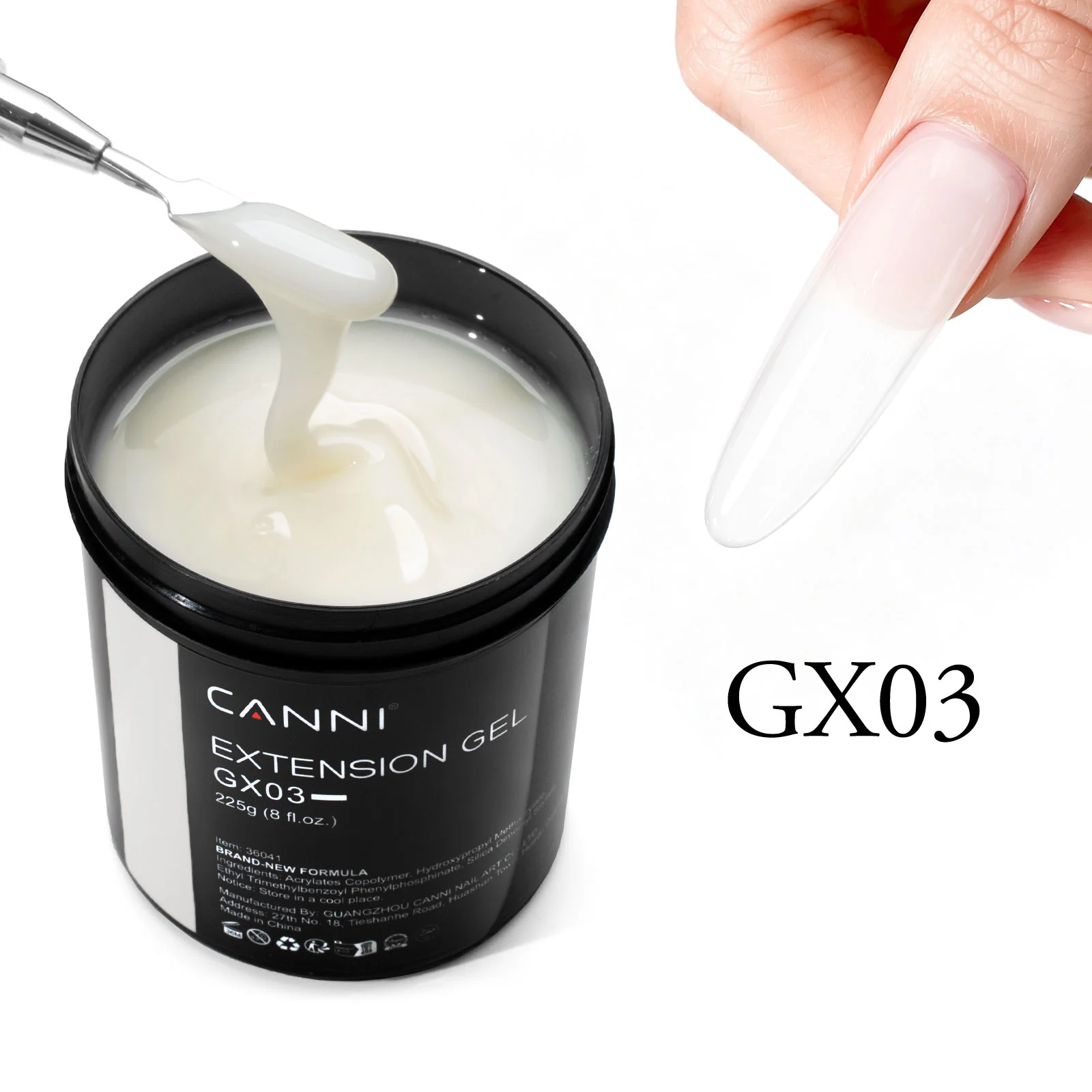 225g High-Flow Milky Extension Gel - Image 6