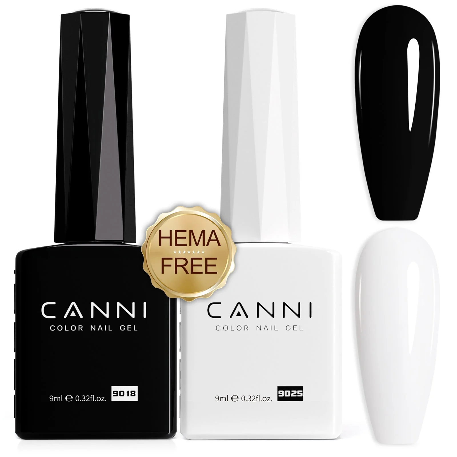 9ml Black and White Color 2pcs Set - Image 4