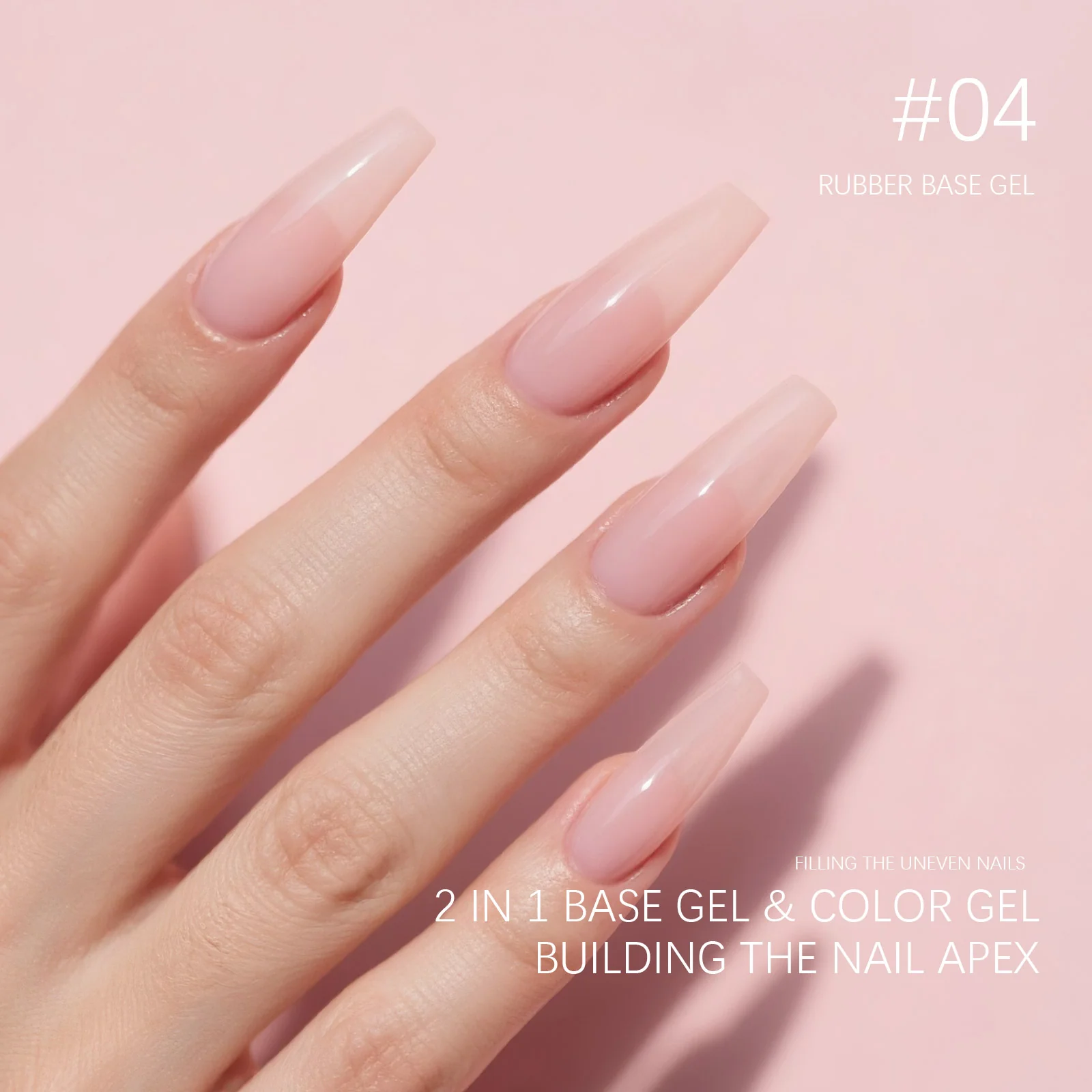 9ml Colorful Rubber Base Gel 6 Colors Set - Image 5