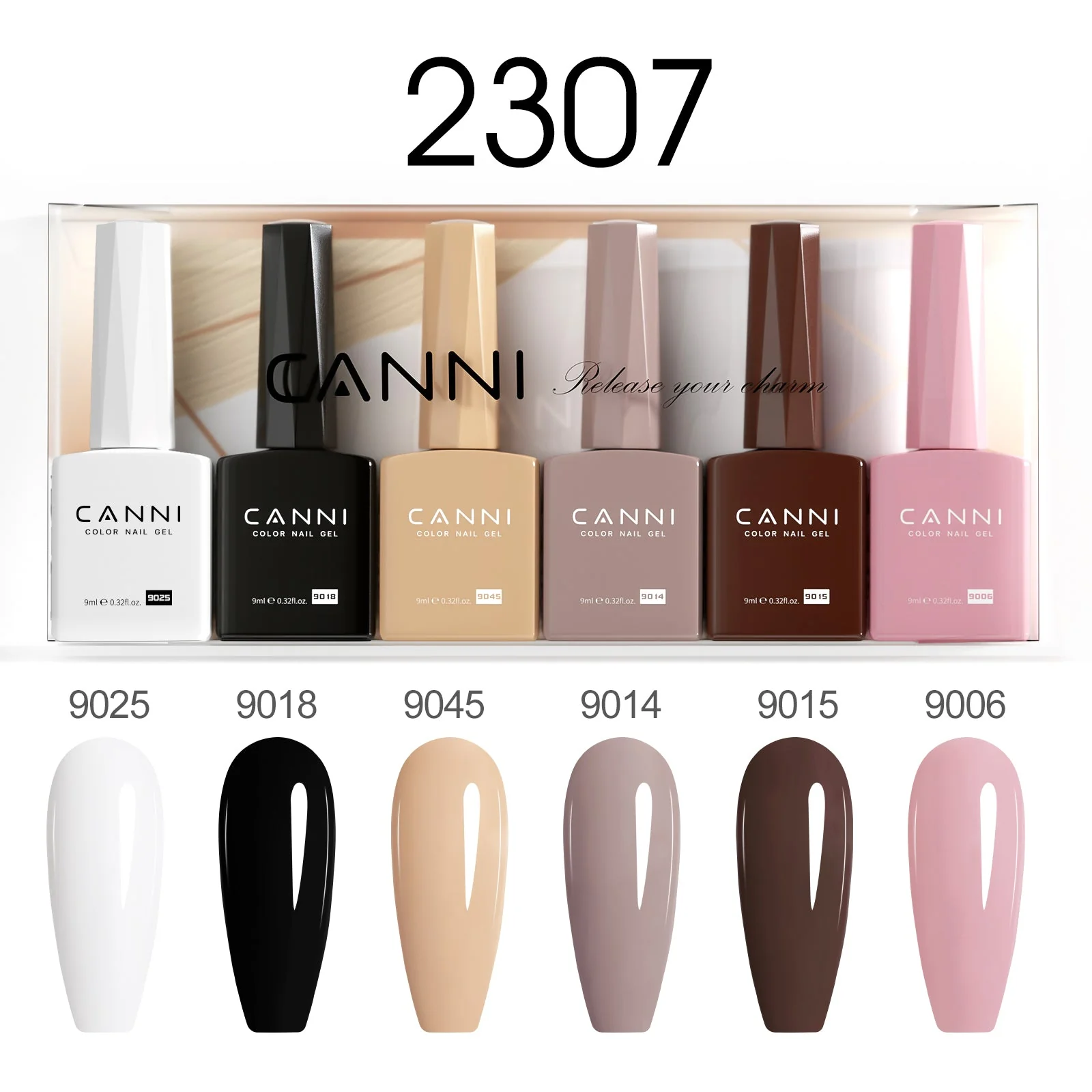 9ML Nail Gel 6 Colors Set - Image 10