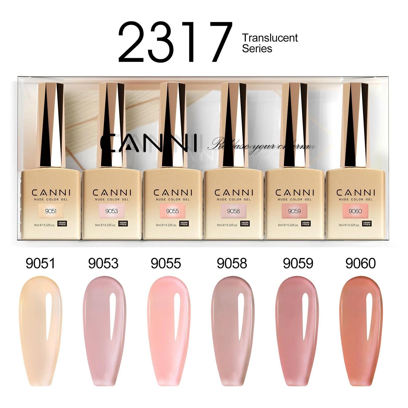 9ML Nail Gel 6 Colors Set - Image 20