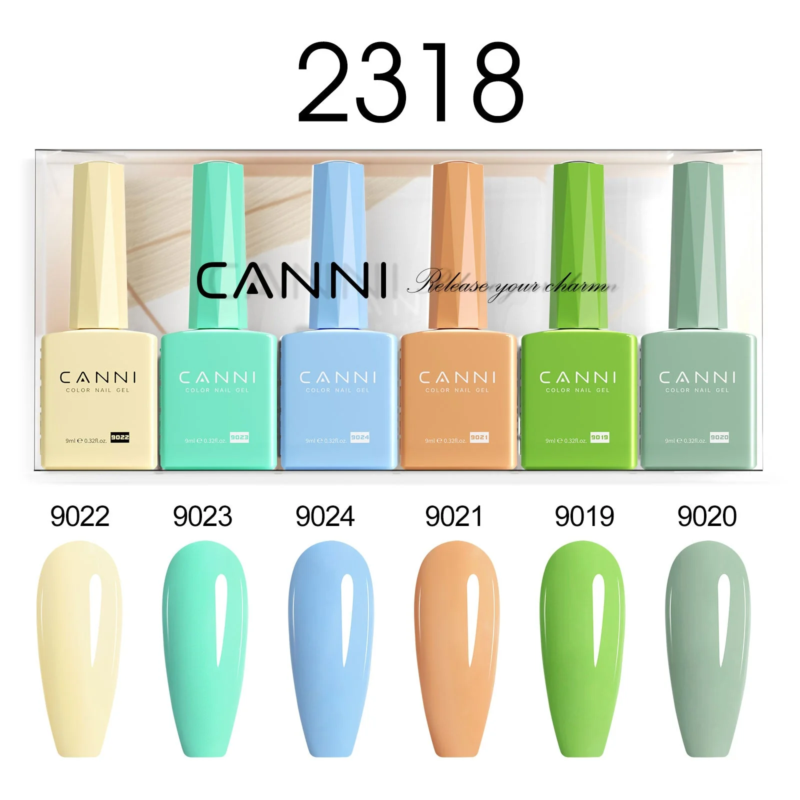 9ML Nail Gel 6 Colors Set - Image 21