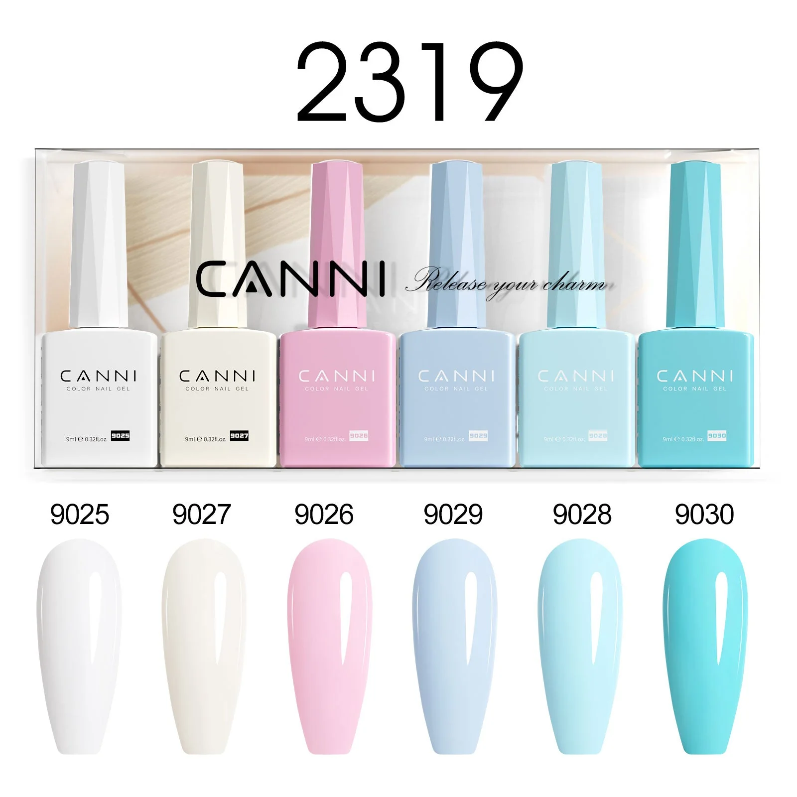 9ML Nail Gel 6 Colors Set - Image 22