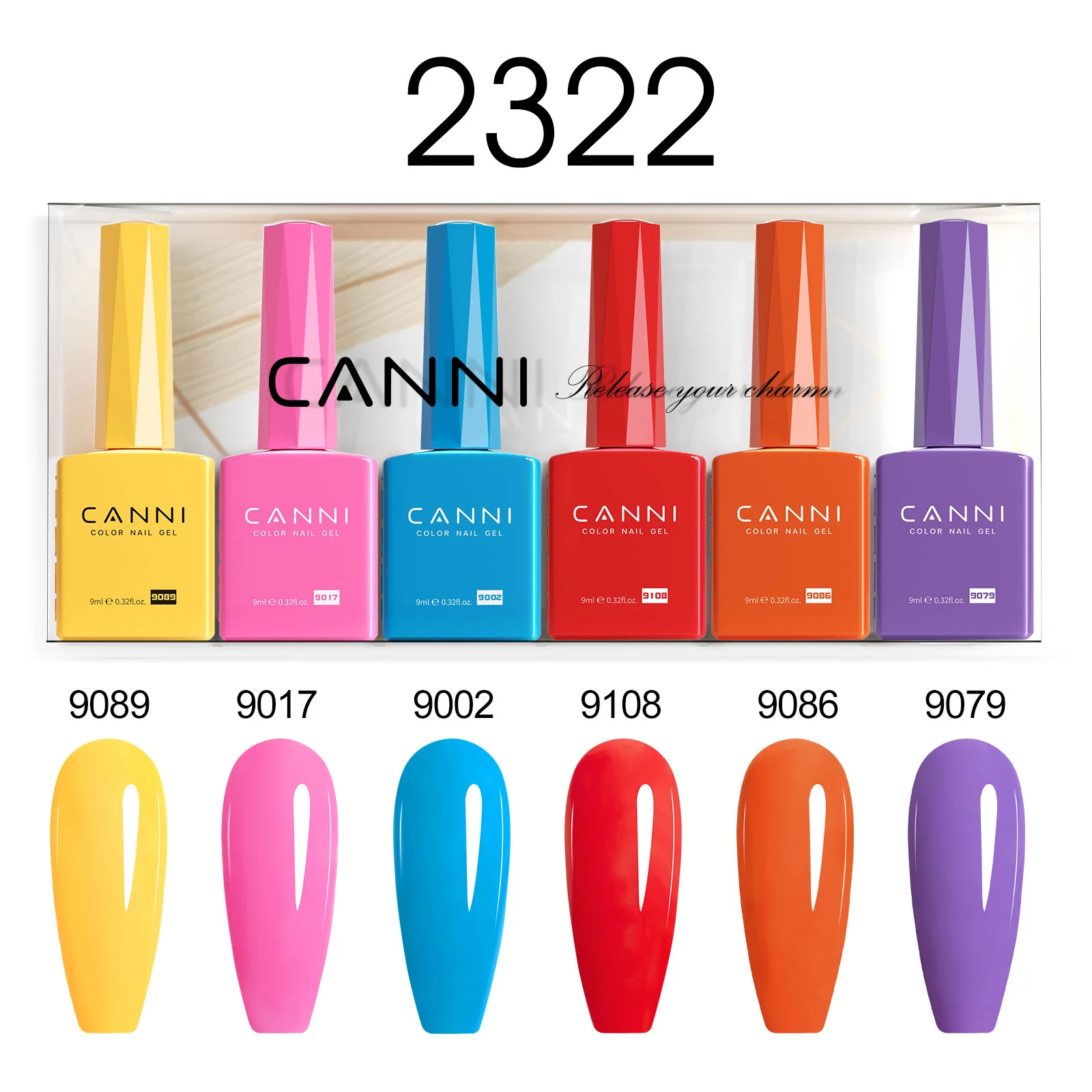 9ML Nail Gel 6 Colors Set - Image 25