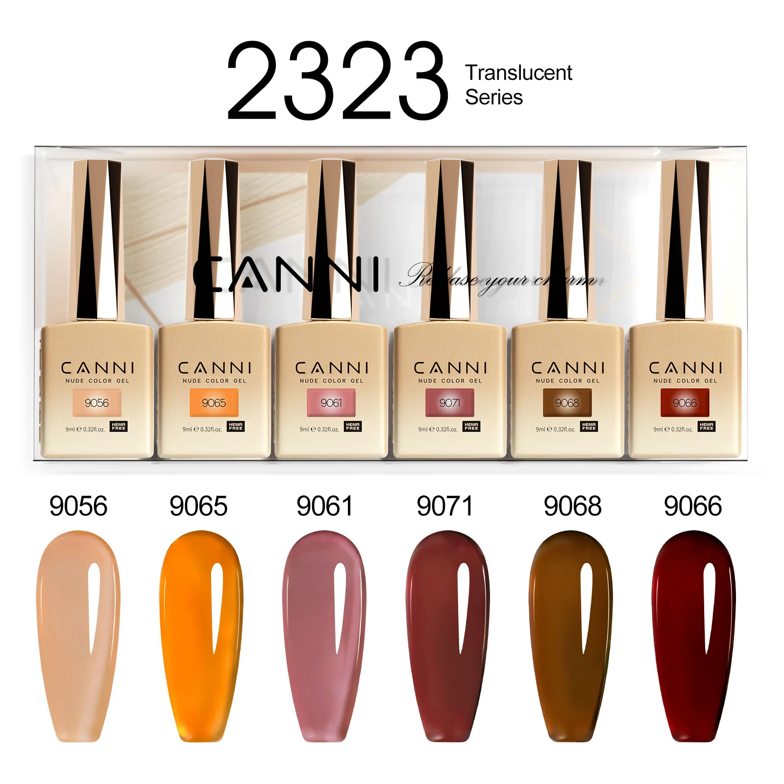 9ML Nail Gel 6 Colors Set - Image 26