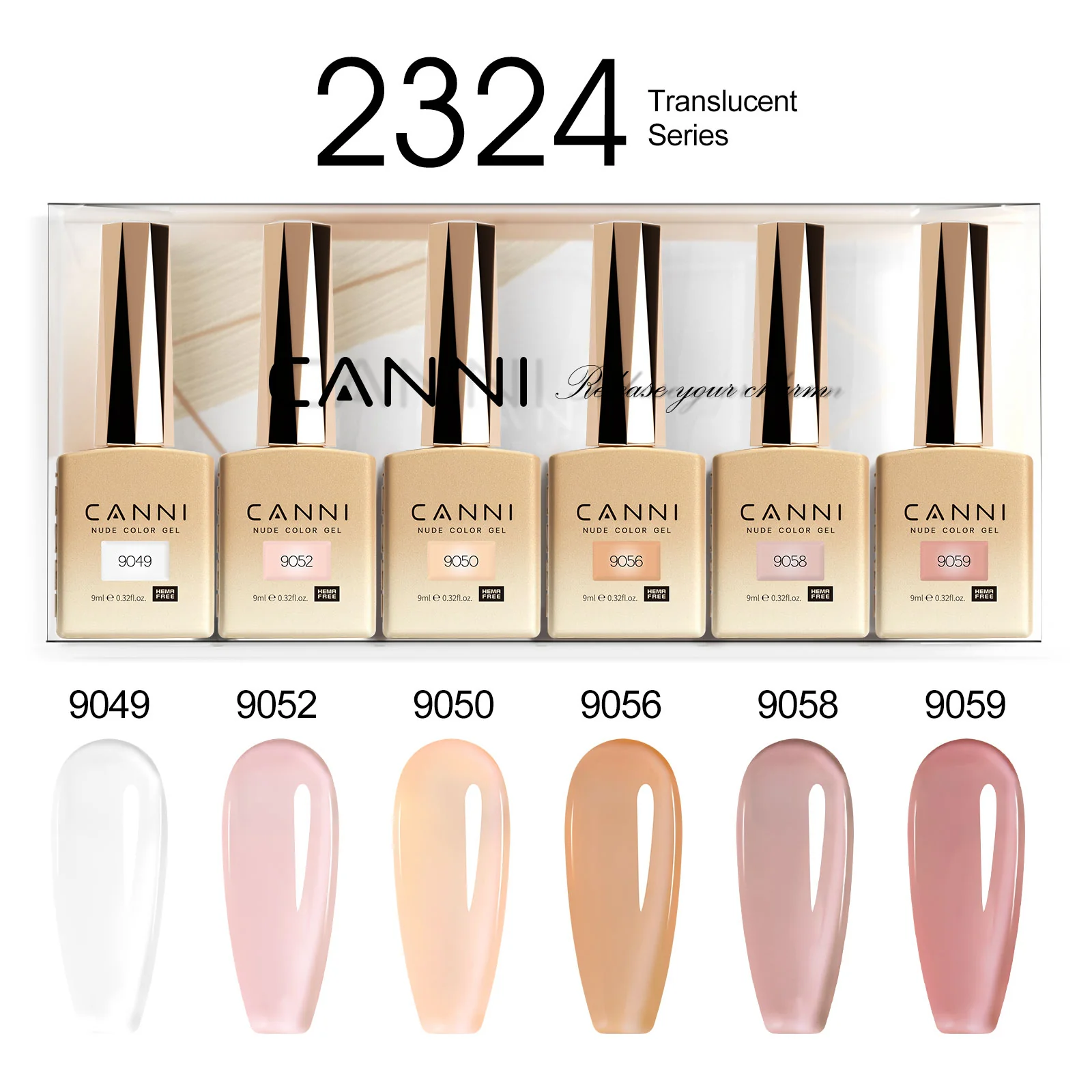 9ML Nail Gel 6 Colors Set - Image 27