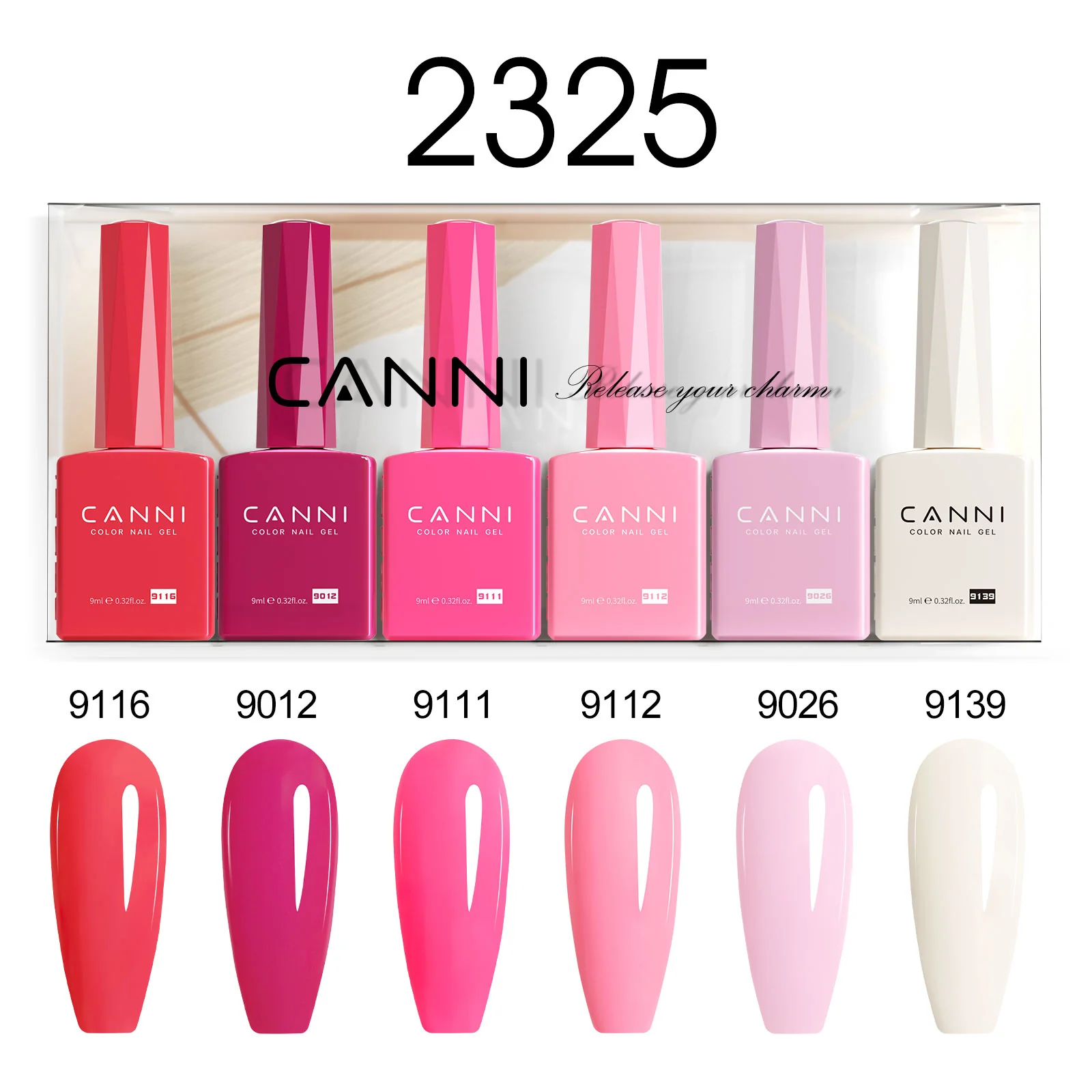 9ML Nail Gel 6 Colors Set - Image 28