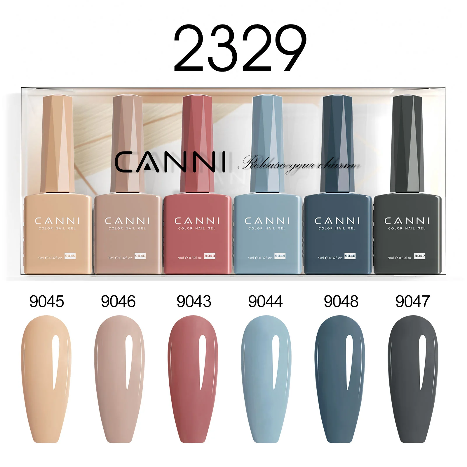 9ML Nail Gel 6 Colors Set - Image 32
