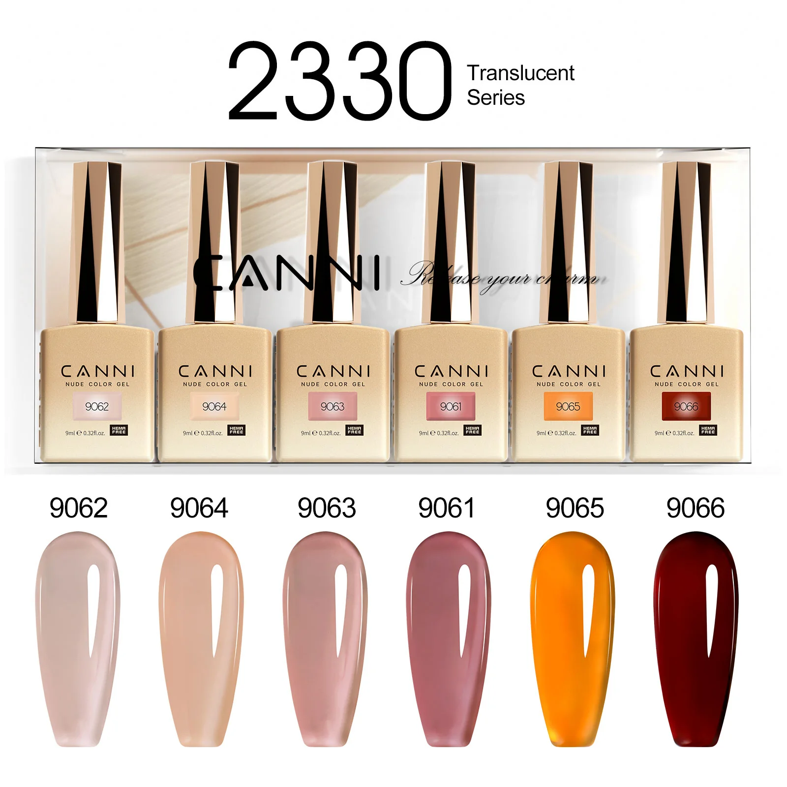 9ML Nail Gel 6 Colors Set - Image 33