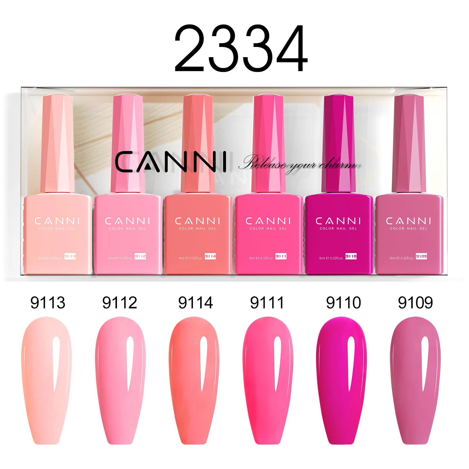 9ML Nail Gel 6 Colors Set - Image 37