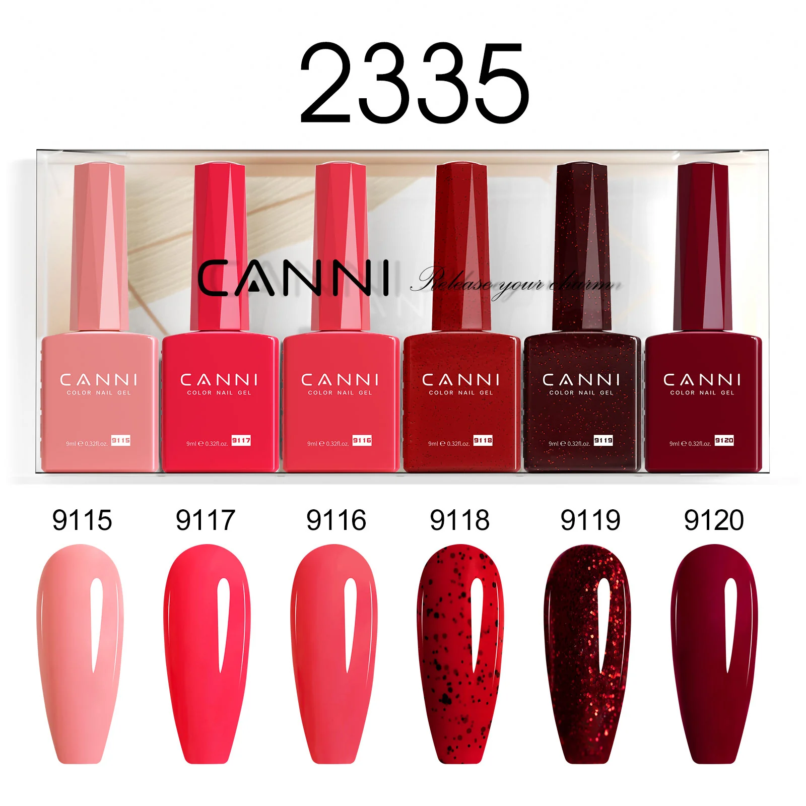 9ML Nail Gel 6 Colors Set - Image 38