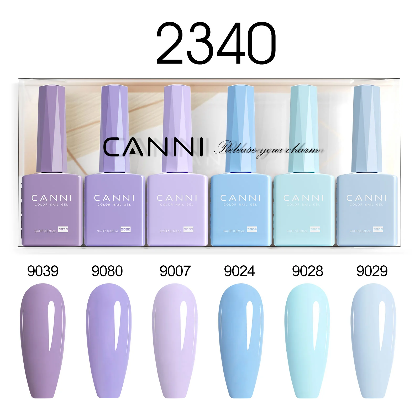 9ML Nail Gel 6 Colors Set - Image 43