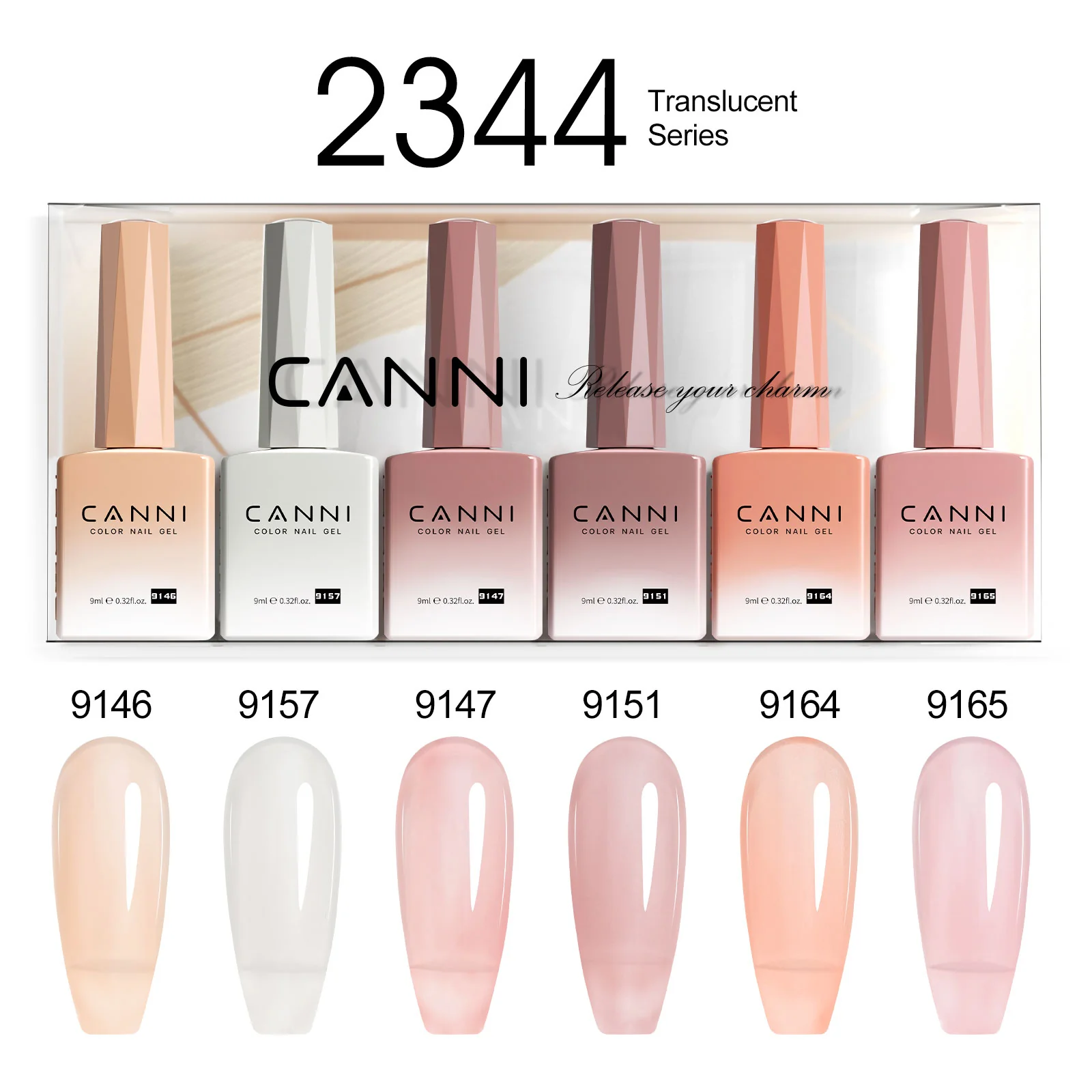 9ML Nail Gel 6 Colors Set - Image 47