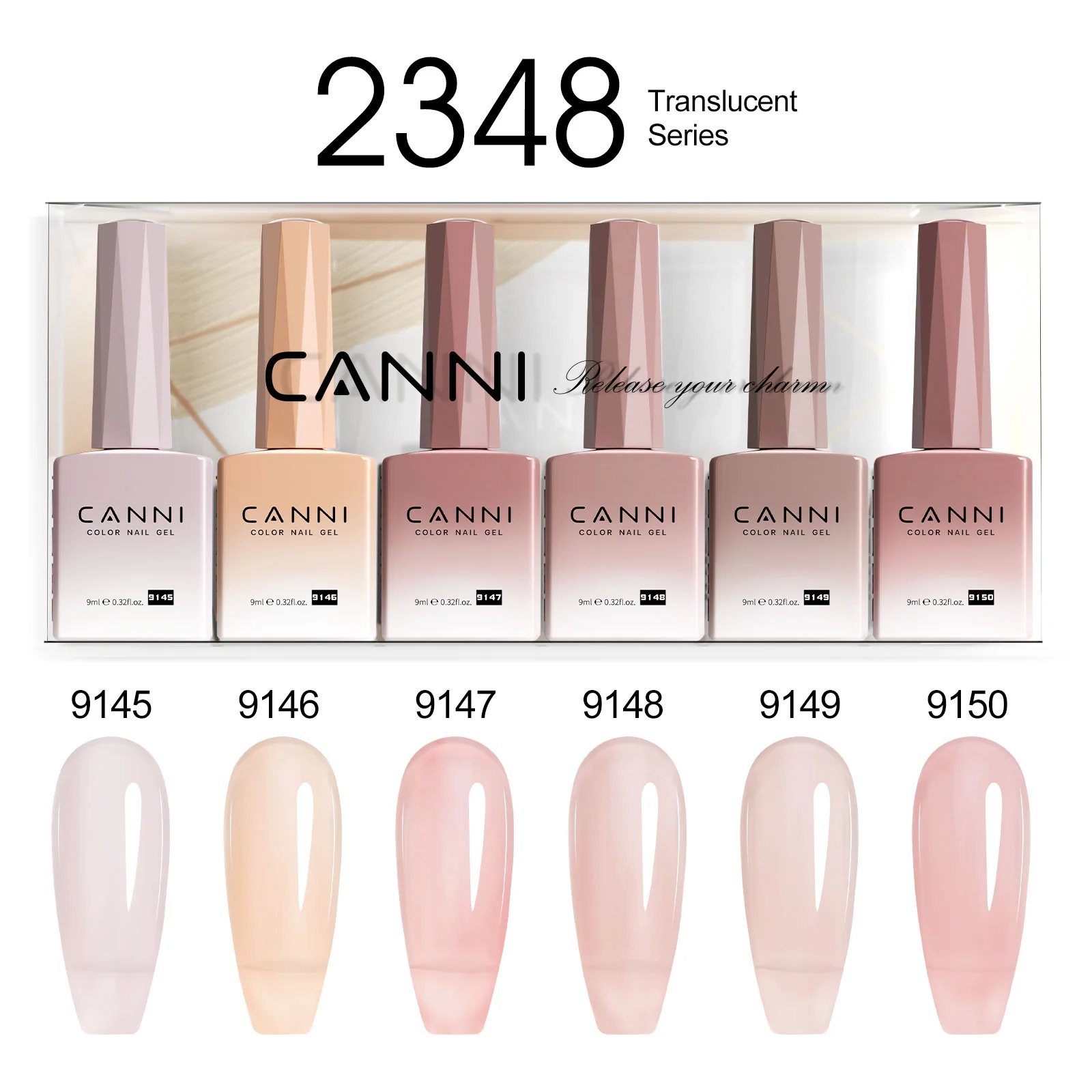 9ML Nail Gel 6 Colors Set - Image 51
