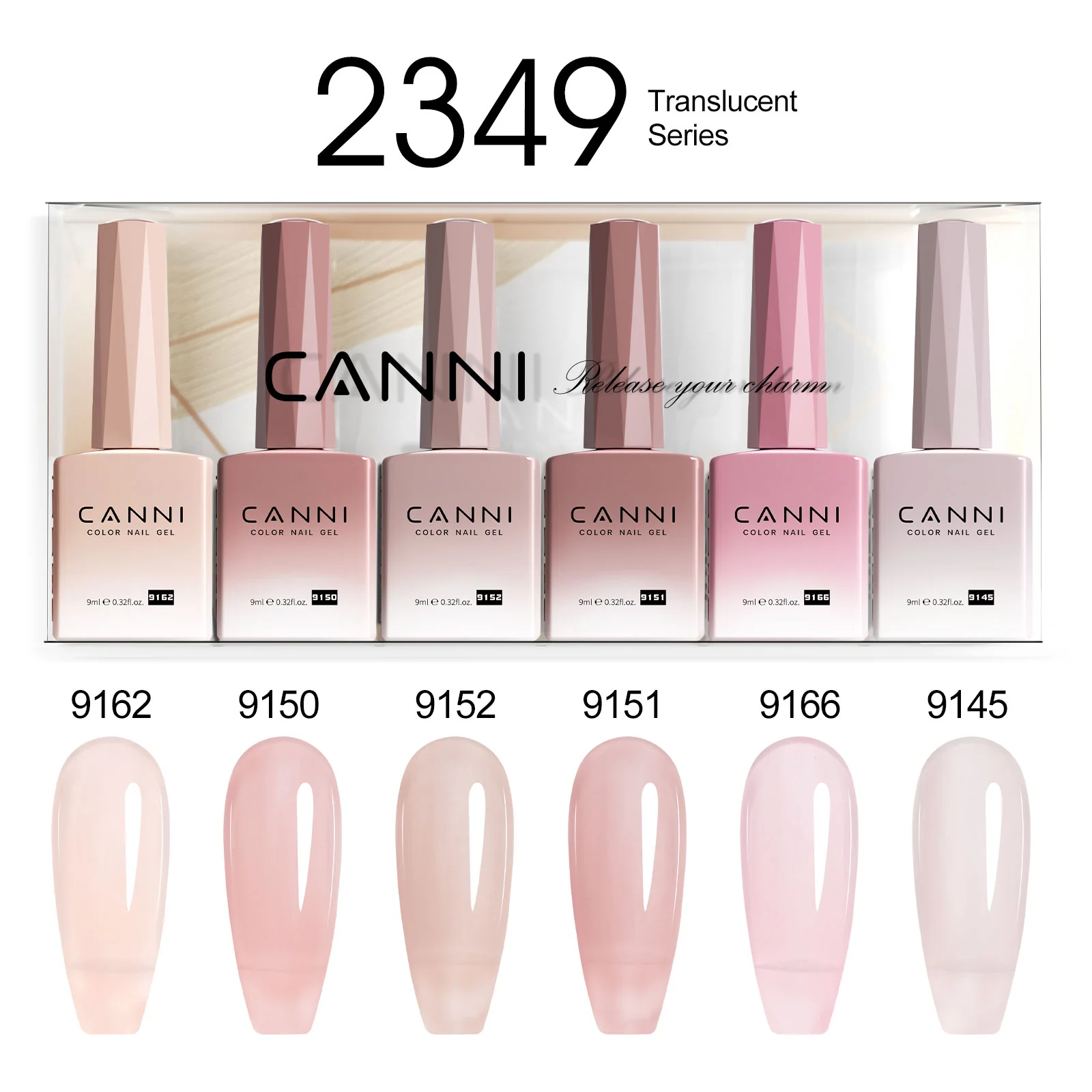 9ML Nail Gel 6 Colors Set - Image 52