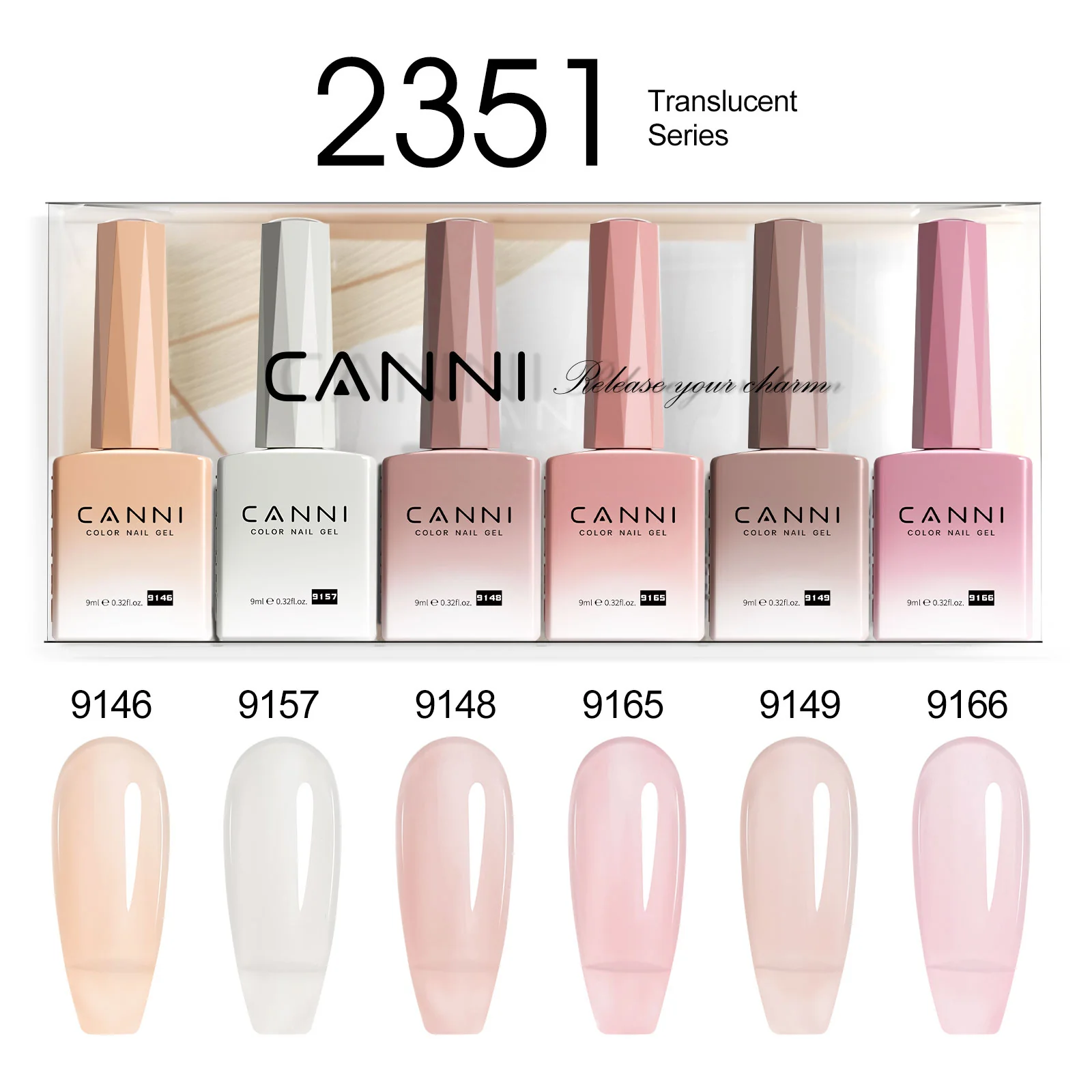 9ML Nail Gel 6 Colors Set - Image 54