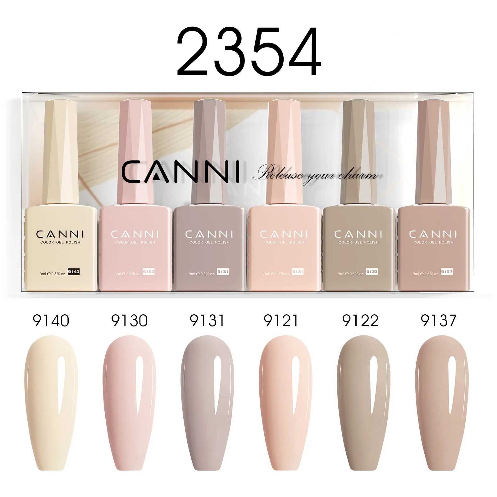 9ML Nail Gel 6 Colors Set - Image 57