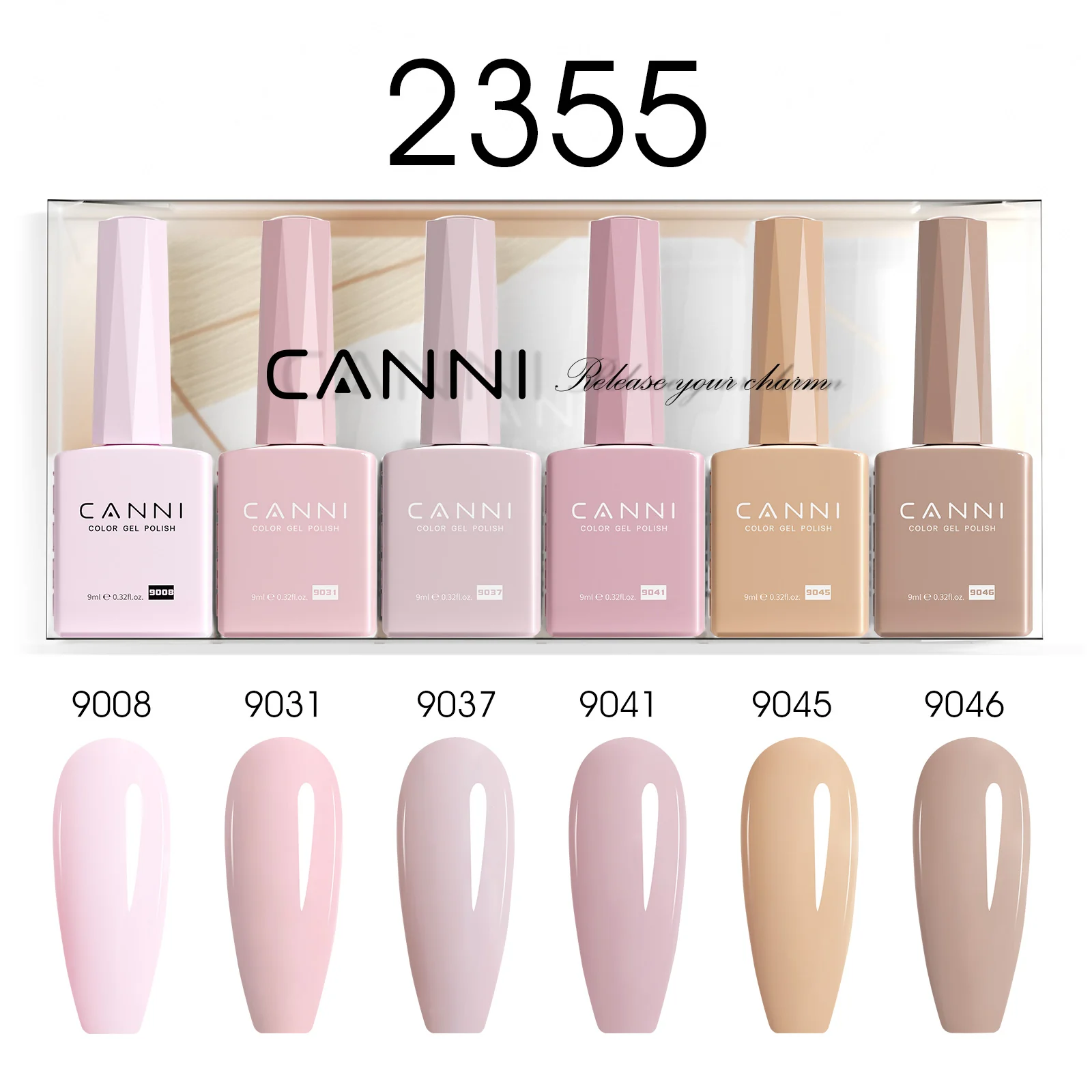 9ML Nail Gel 6 Colors Set - Image 58