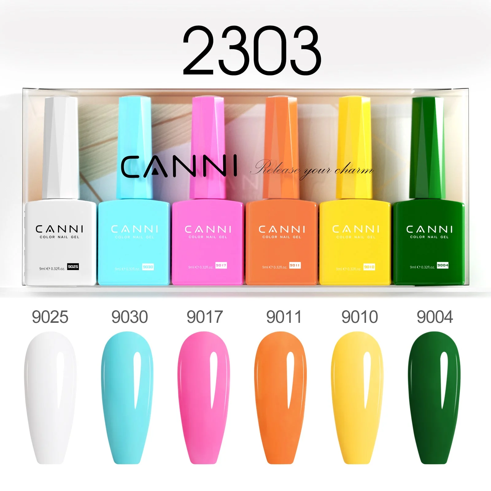 9ML Nail Gel 6 Colors Set - Image 6
