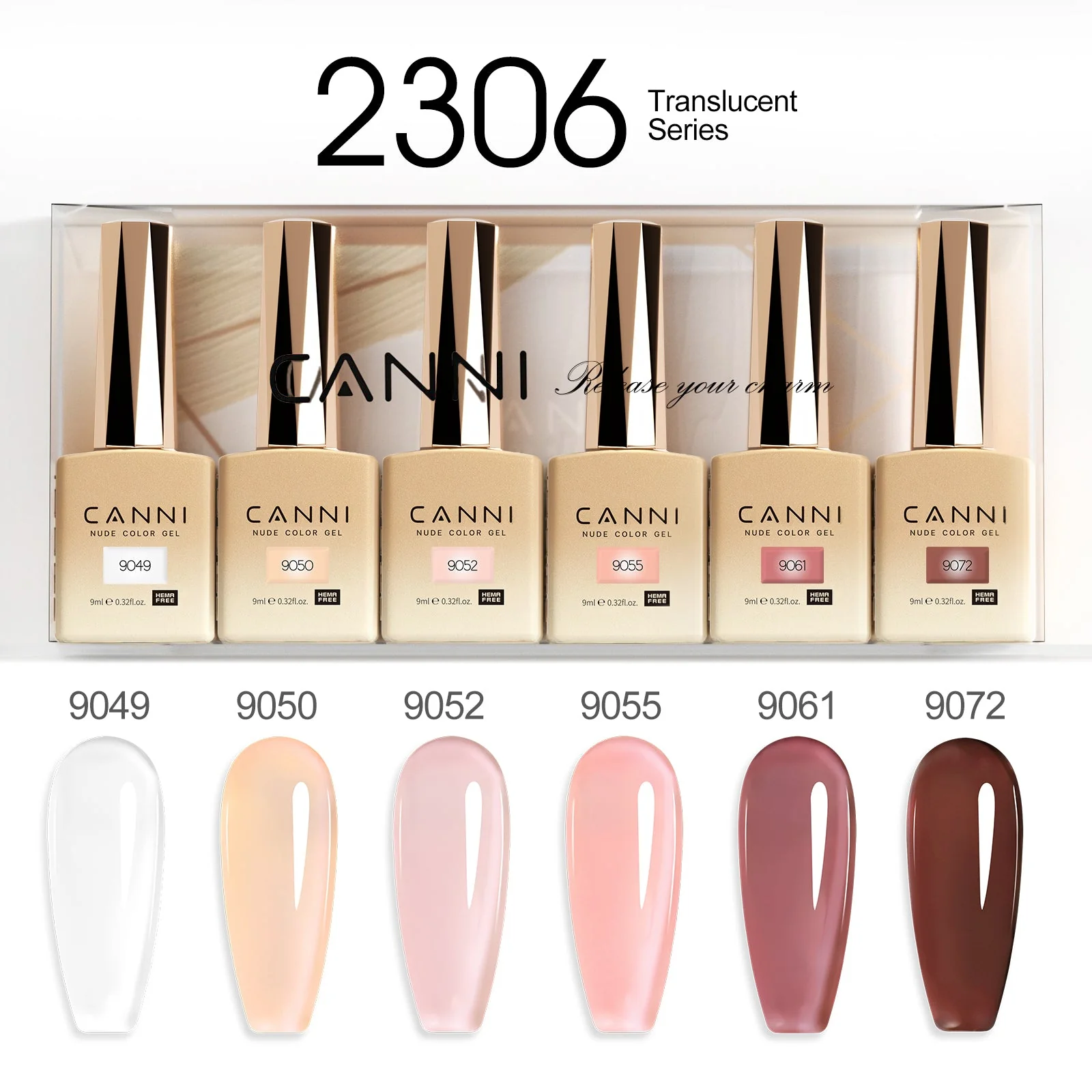 9ML Nail Gel 6 Colors Set - Image 9
