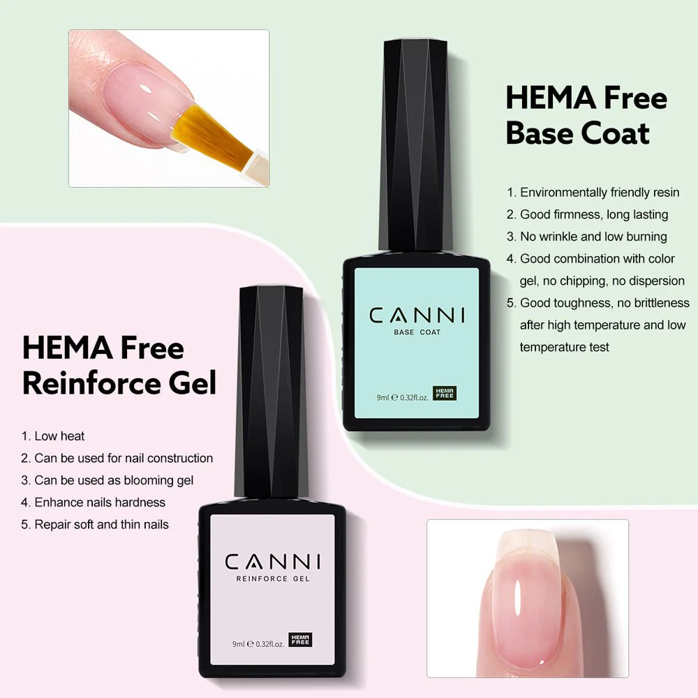 Base Primer Perfection Kit - 9ml Nail Gel 6 Pcs Set - Image 4