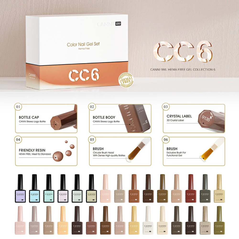 CC6 - 30pcs Gel Polish Kit - Image 4