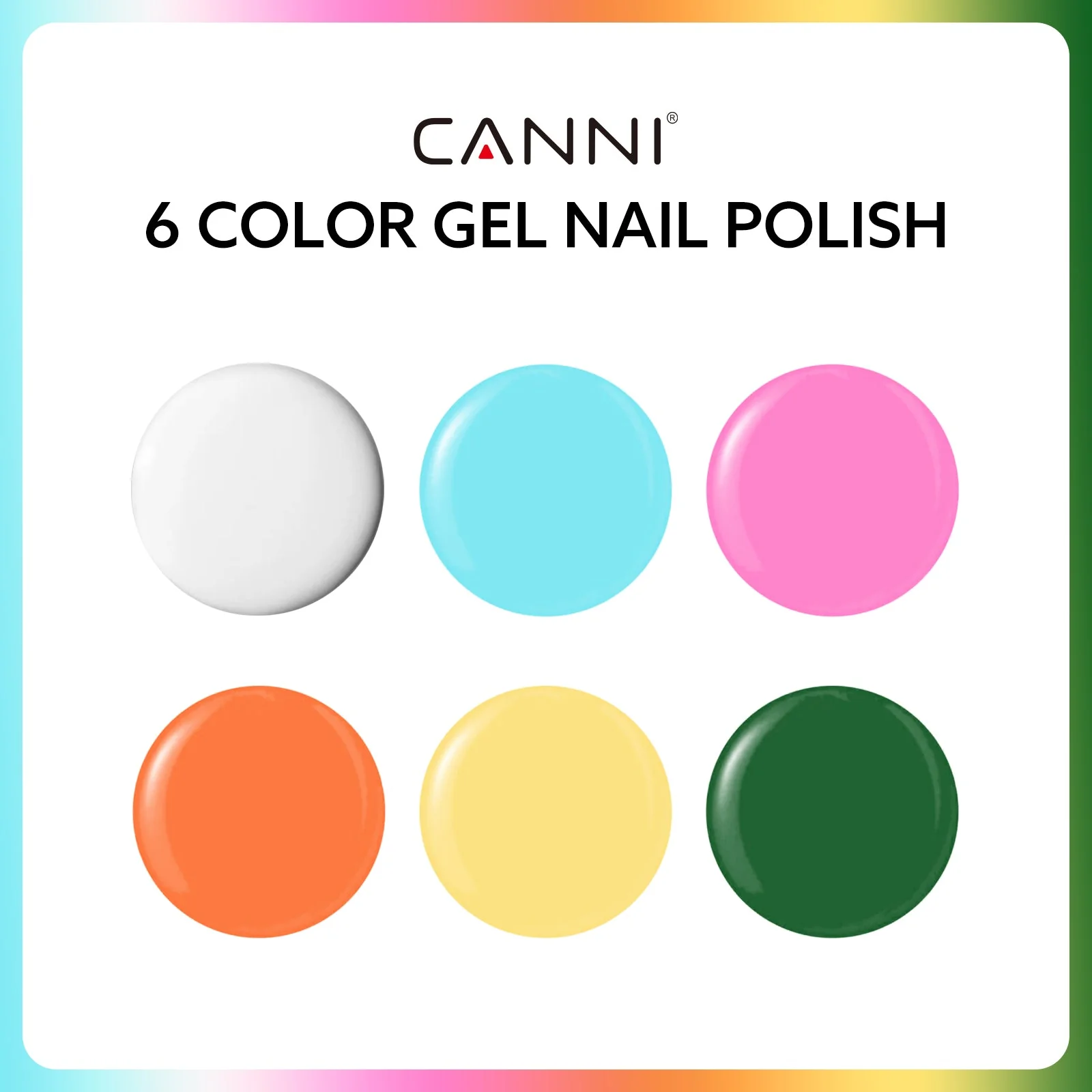 Chic Monochrome Kit - 9ml Nail Gel 6 Colors Set-2303 - Image 4