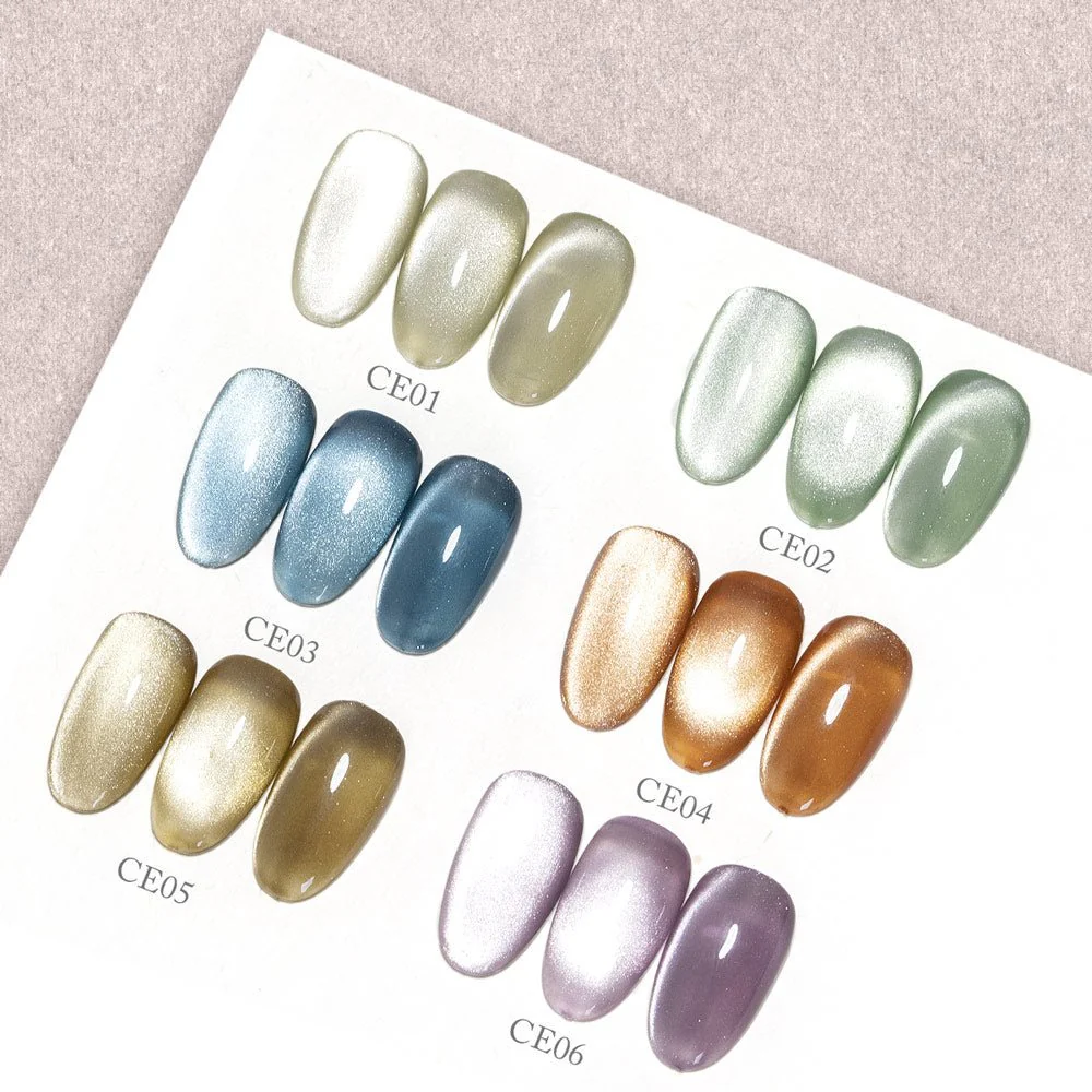 Crystal Galaxy Cat Eye Gel 30 Colors Set - Image 4