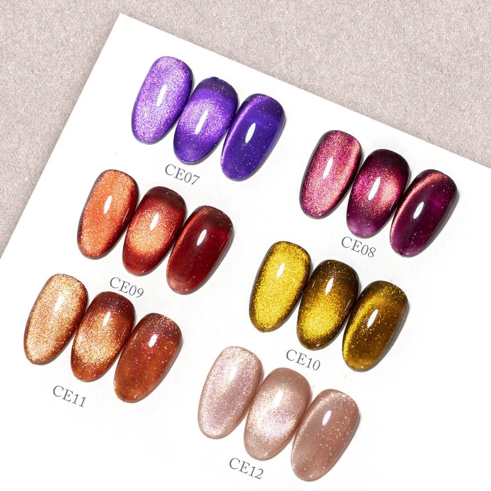Crystal Galaxy Cat Eye Gel 30 Colors Set - Image 5