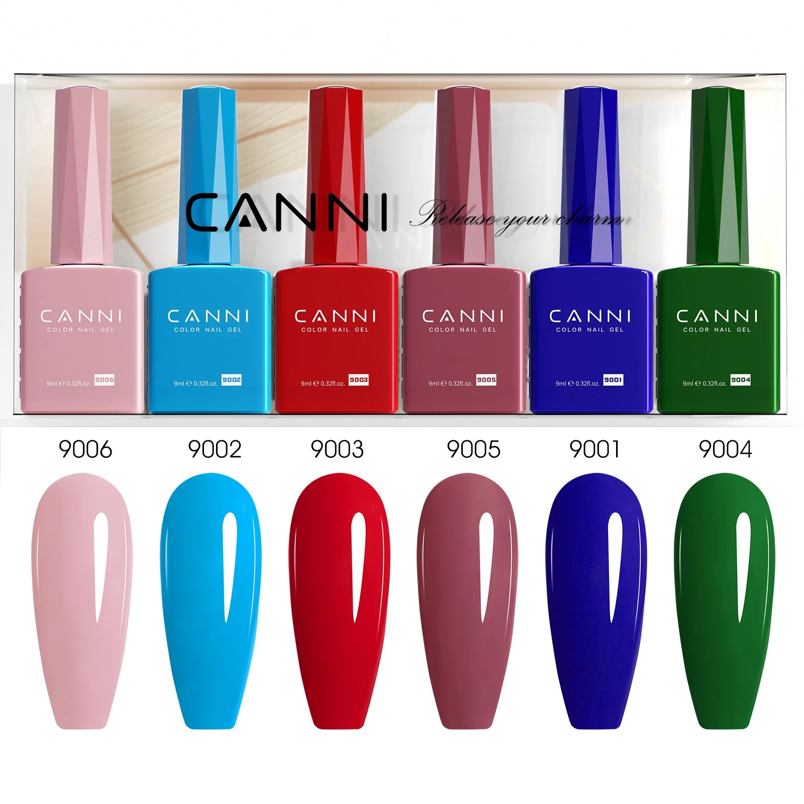 Festive Tropics Kit - 9ml Nail Gel 6 Colors Set-2316 - Image 4