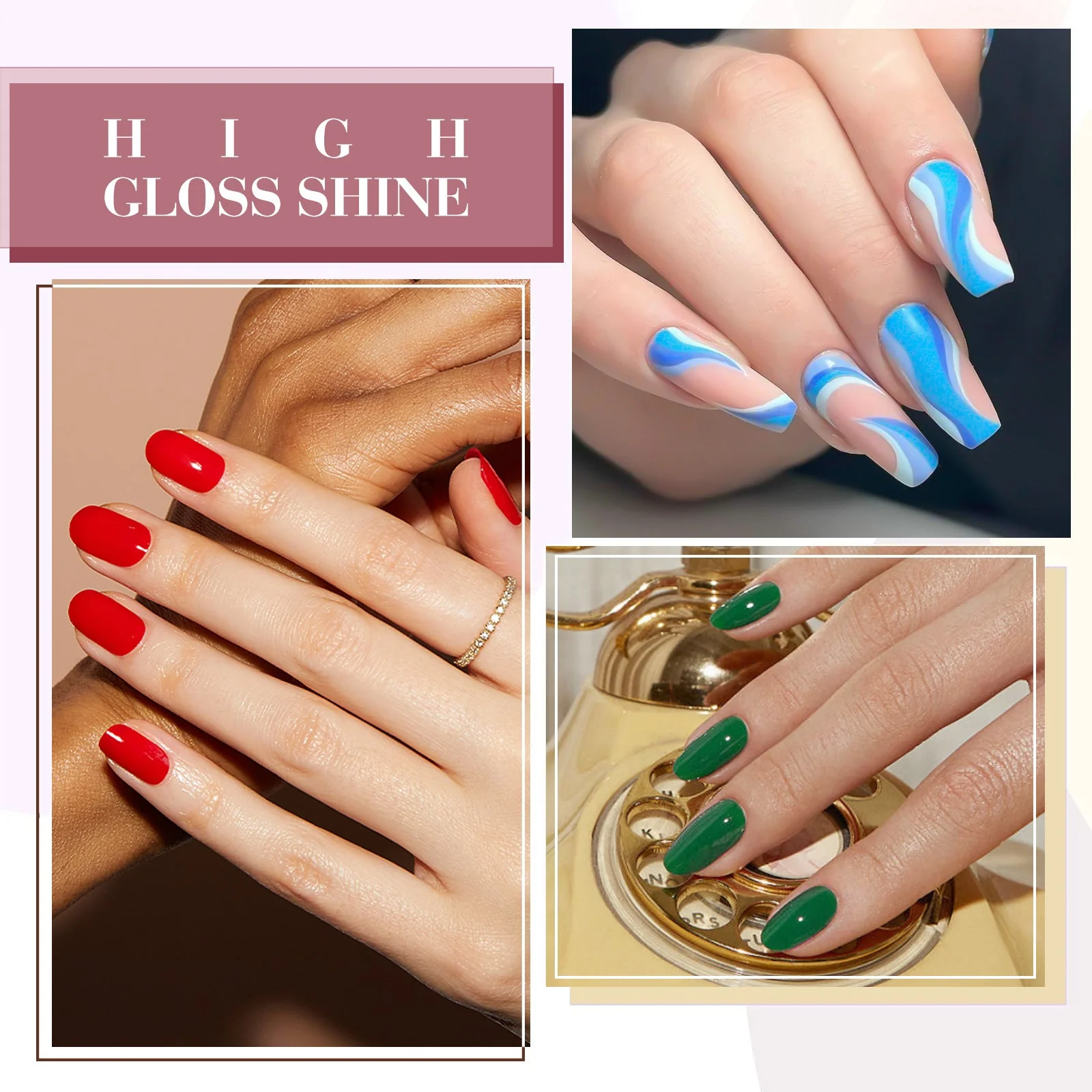 Festive Tropics Kit - 9ml Nail Gel 6 Colors Set-2316 - Image 6