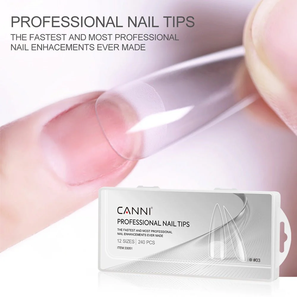 Half Matt Stiletto - False Nail Tips - Image 3