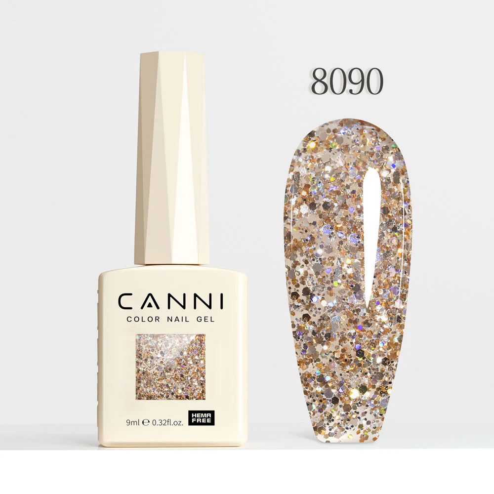 Glitter Nail Gel 9ml - Dawn Crystal Flash Series - Image 3