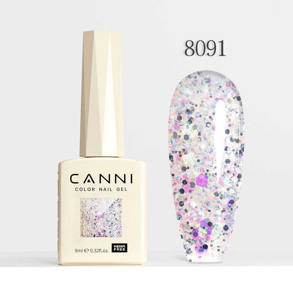 Glitter Nail Gel 9ml - Dawn Crystal Flash Series - Image 4