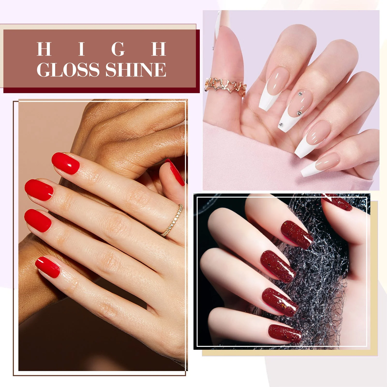Holiday Jubilee Kit - 9ml Nail Gel 6 Colors Set-2315 - Image 6