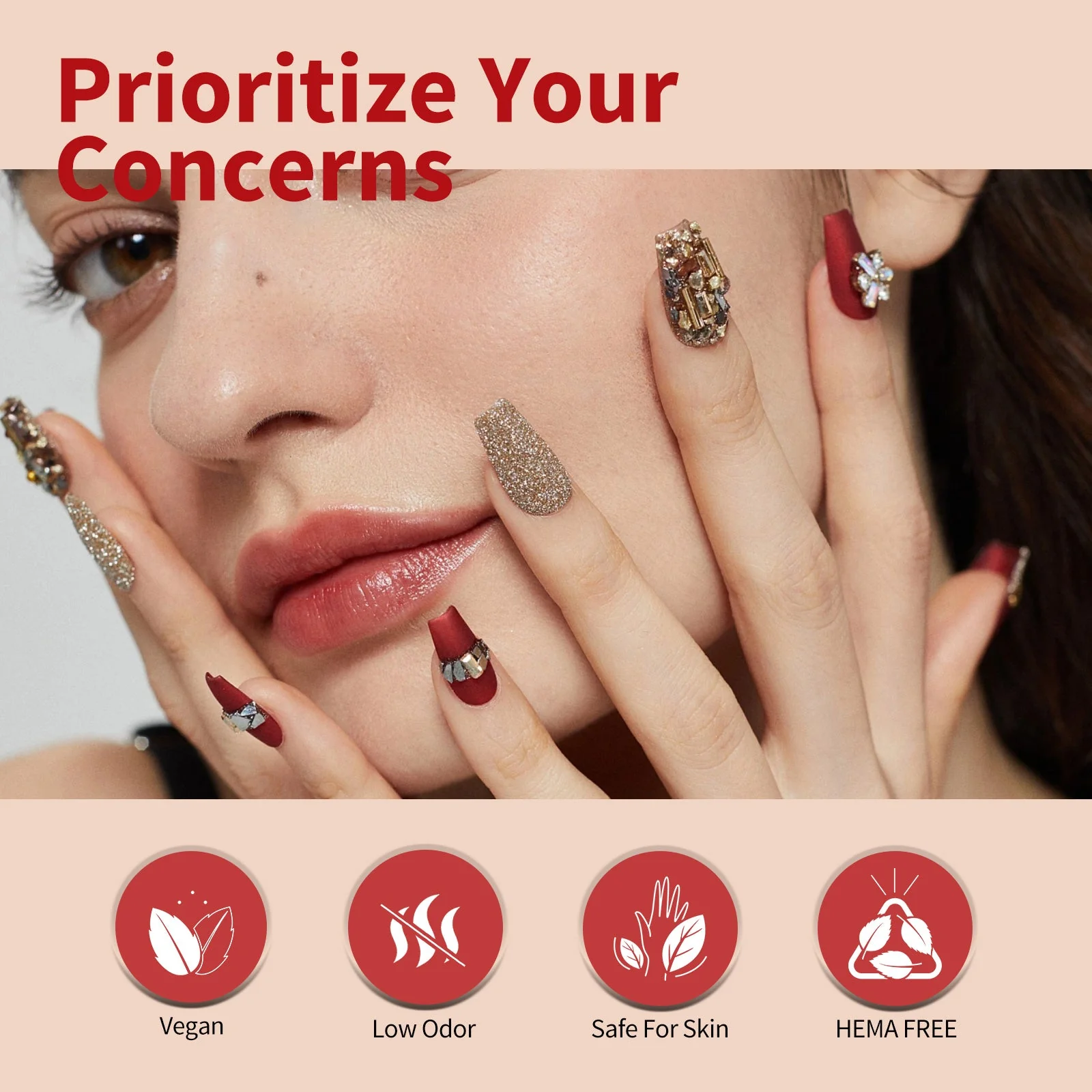 Holiday Jubilee Kit - 9ml Nail Gel 6 Colors Set-2315 - Image 8