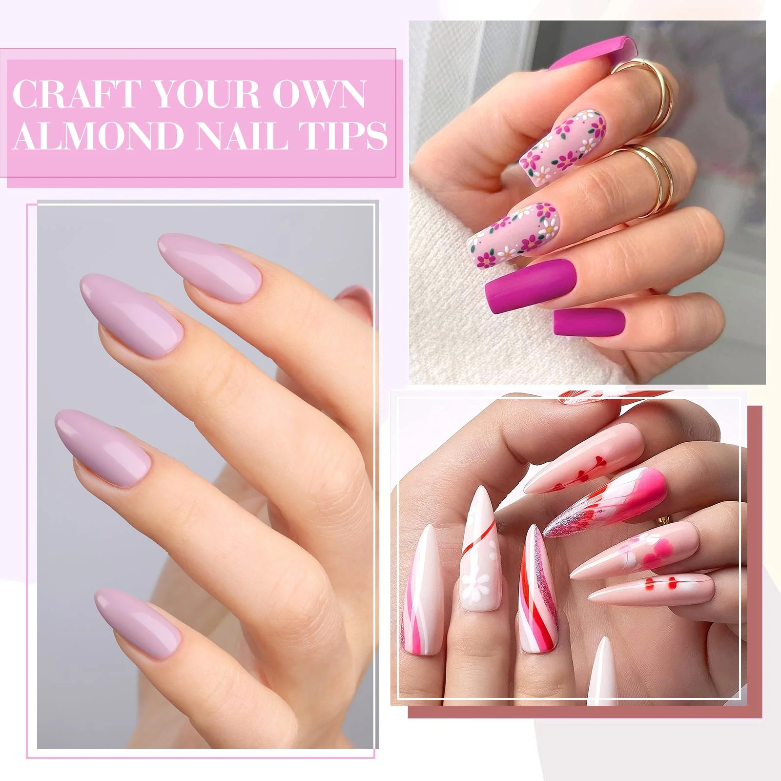 Pink Champagne Dreams Kit - 9ml Nail Gel 6 Colors Set-2302 - Image 3